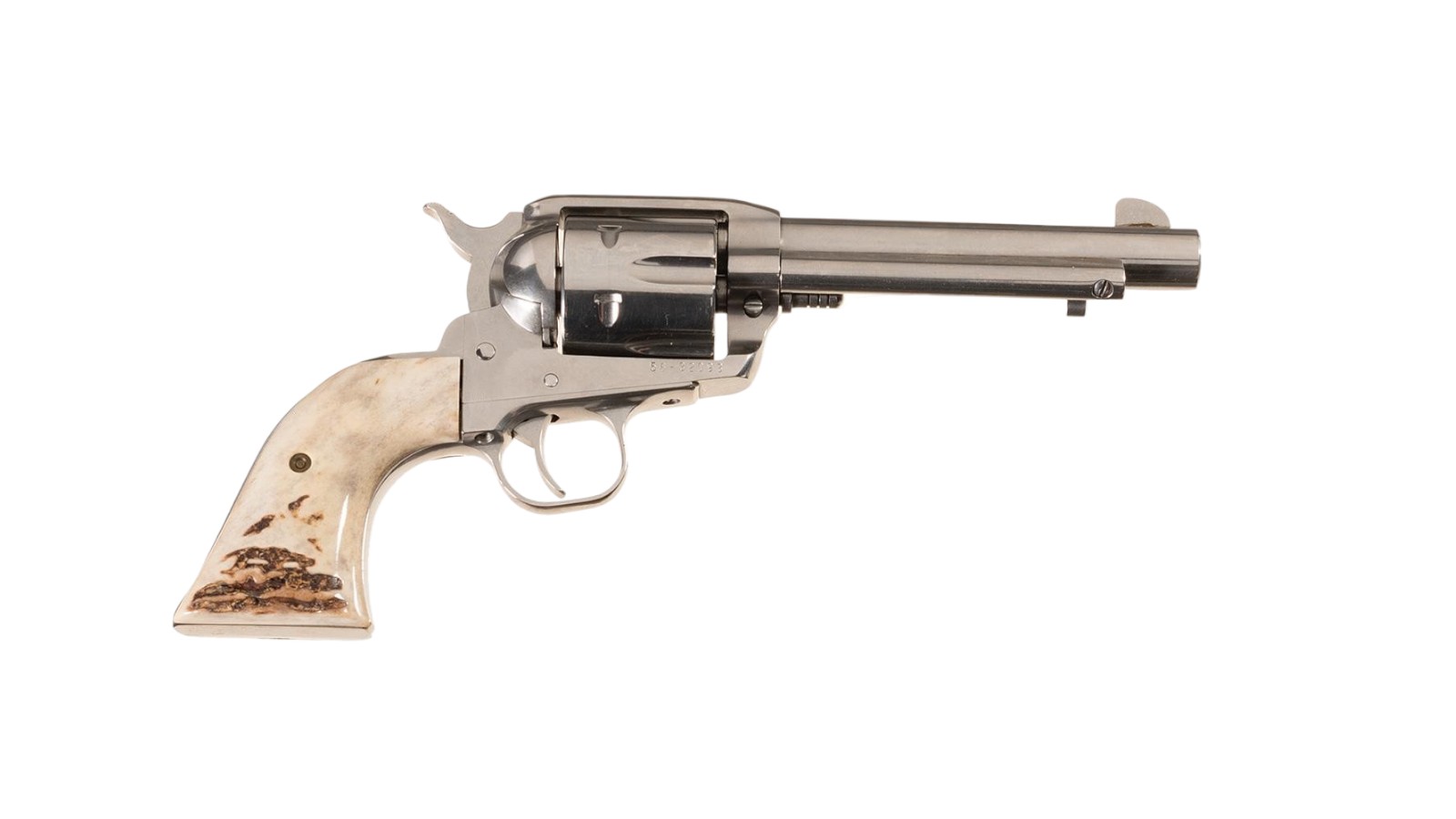Ruger Vaquero .45 Colt Revolver – 5.5" Stainless, Stag Grips, 1997 Production