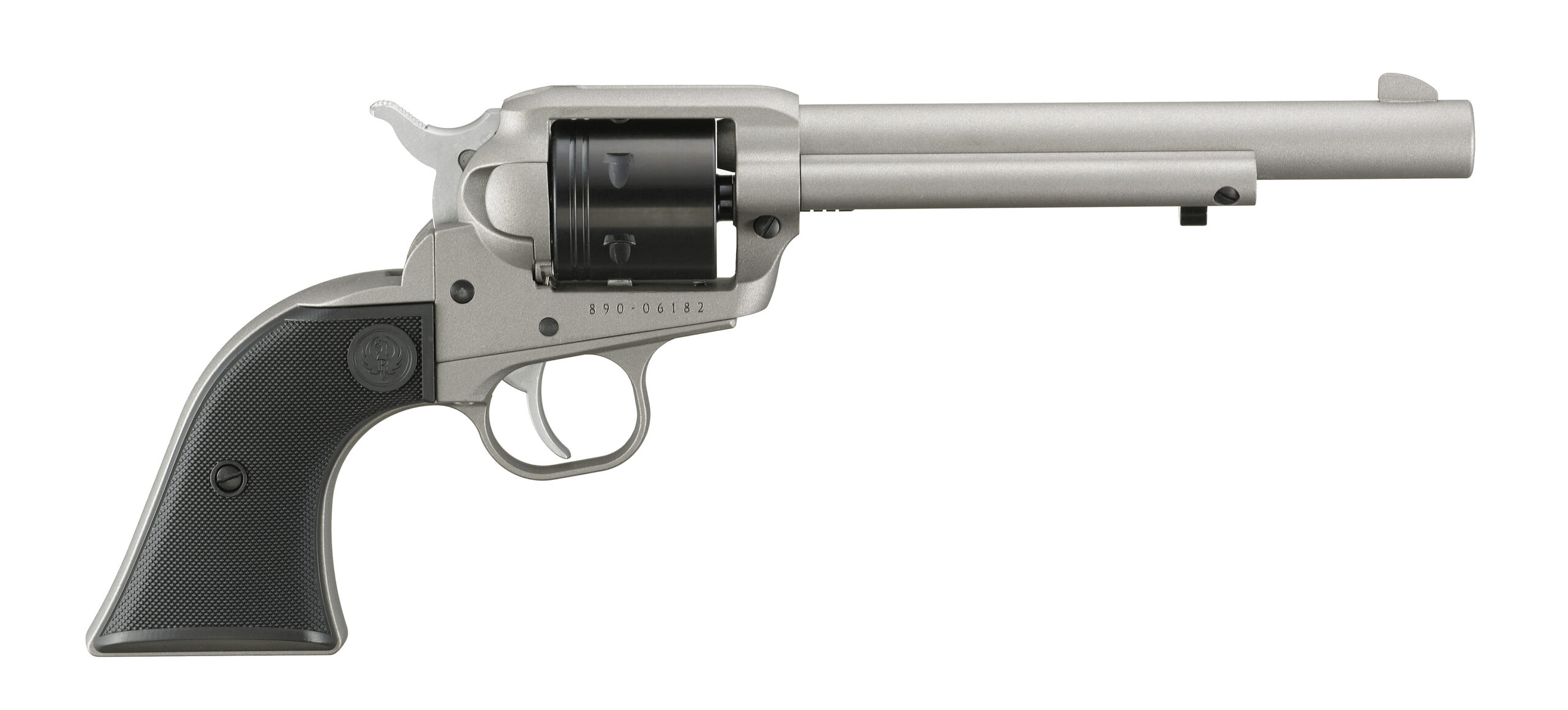 Ruger Wrangler 22 LR 6.5" Barrel Silver Cerakote 6-Shot 2037