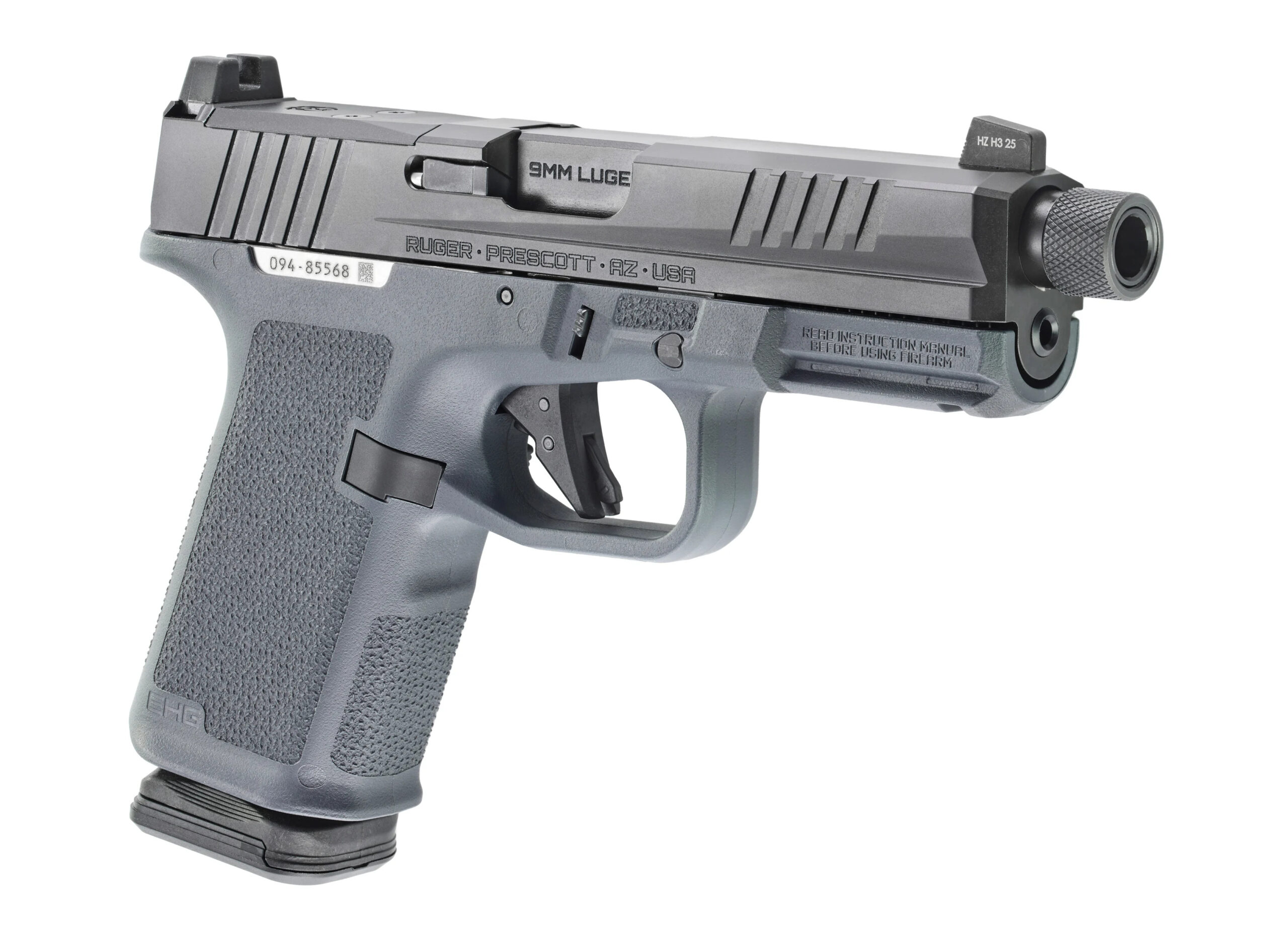 Ruger X Magpul RXM 9mm Compact Threaded Barrel Optics Ready 15 Round Capacity 19412