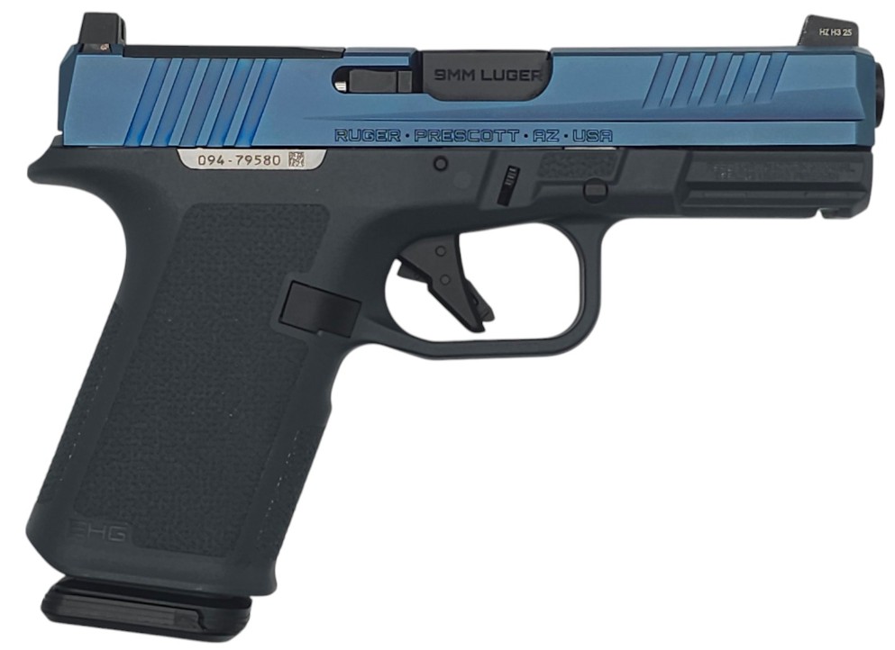 Ruger X Magpul RXM 9mm Satin Blue Optics Ready 15 Round Capacity 19400-SATINBLUE