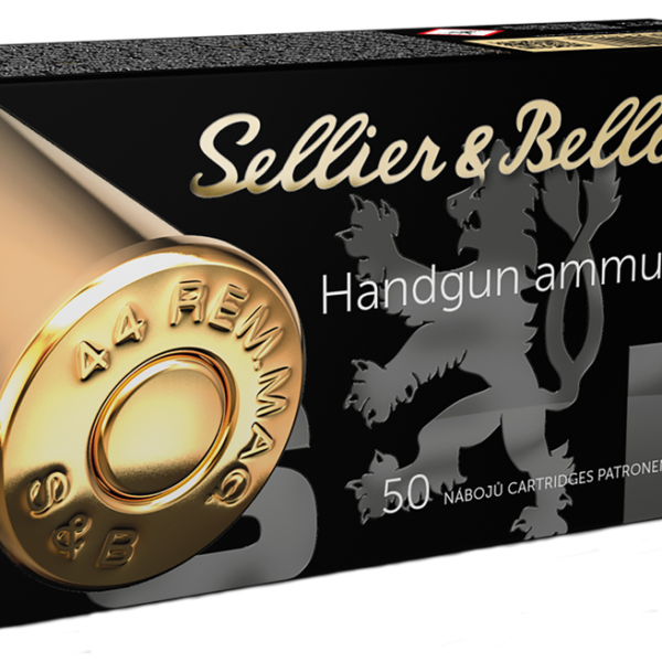 SELLIER & BELLOT SB44C HANDGUN 44 REM MAG 240 GRAIN SEMI JACKETED HP 50 RNDS