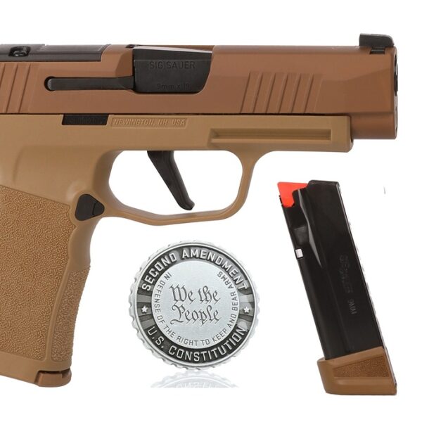 SIG SAUER 365XL-9-CXR3P-2A P365XL 2A 9MM COYOTE 3.7 XRY O.R.