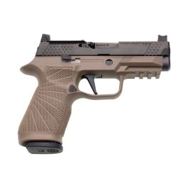 SIG/Wilson Combat P320 Carry, 9mm, Optics Ready, RMR / SRO, Tan Module