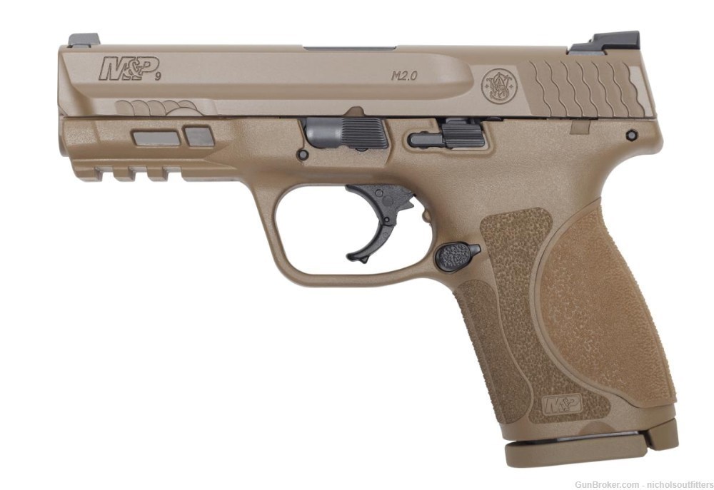 Smith and Wesson M&P 2.0 Compact FDE Pistol 10 RD 9mm