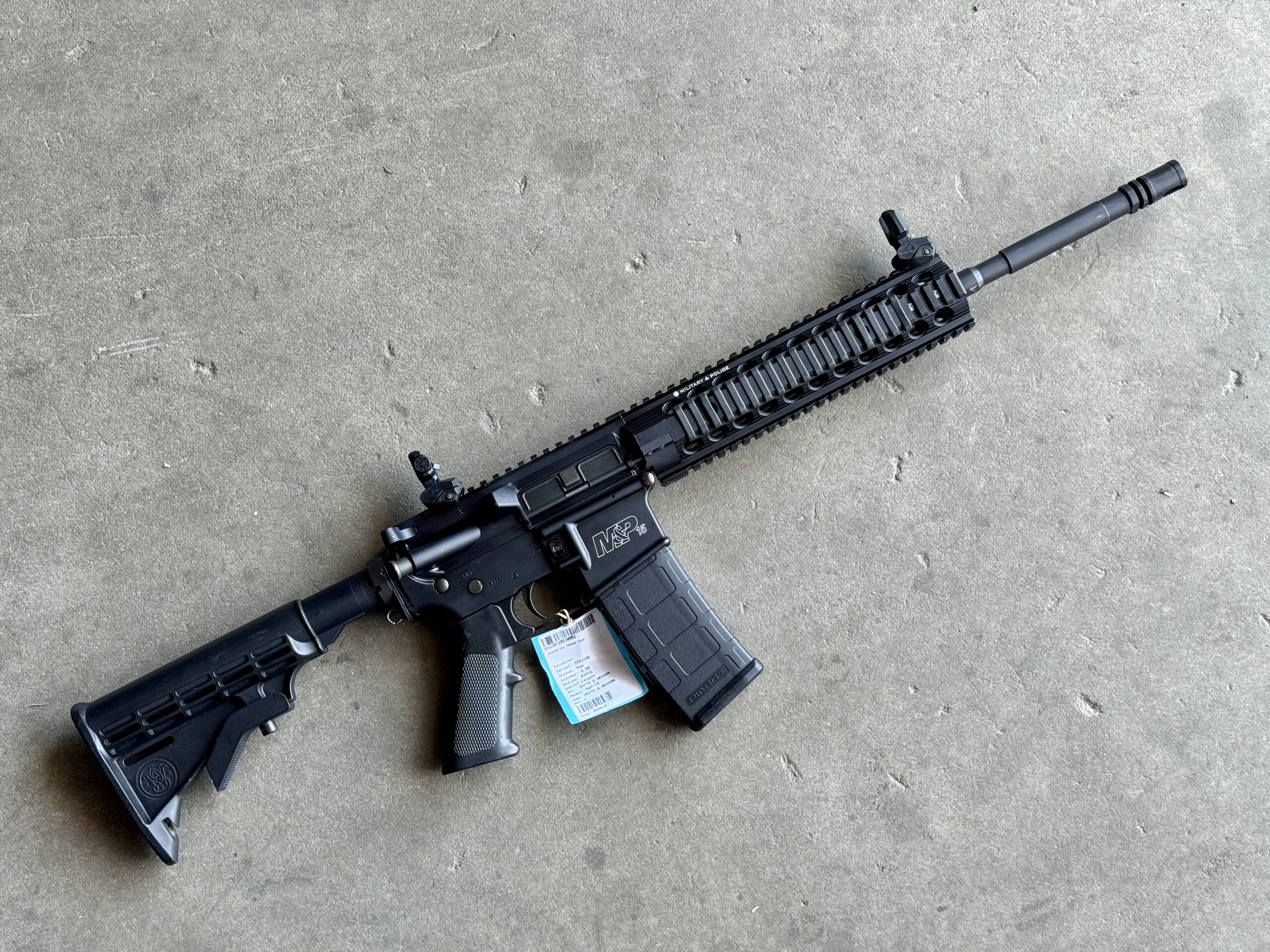 Smith & Wesson M&P-15 5.56 Nato 16" Troy MRF Police Trade-In S&W AR-15