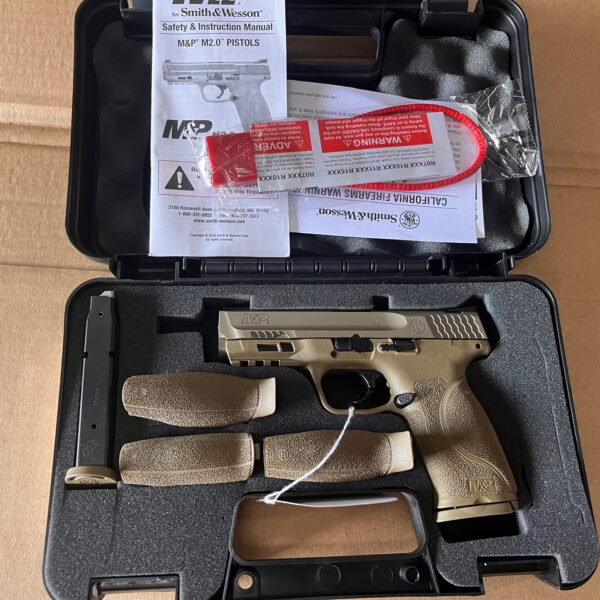 Smith & Wesson M&P 2.0 9mm 4.25" 17r FDE Truglo USED 11767