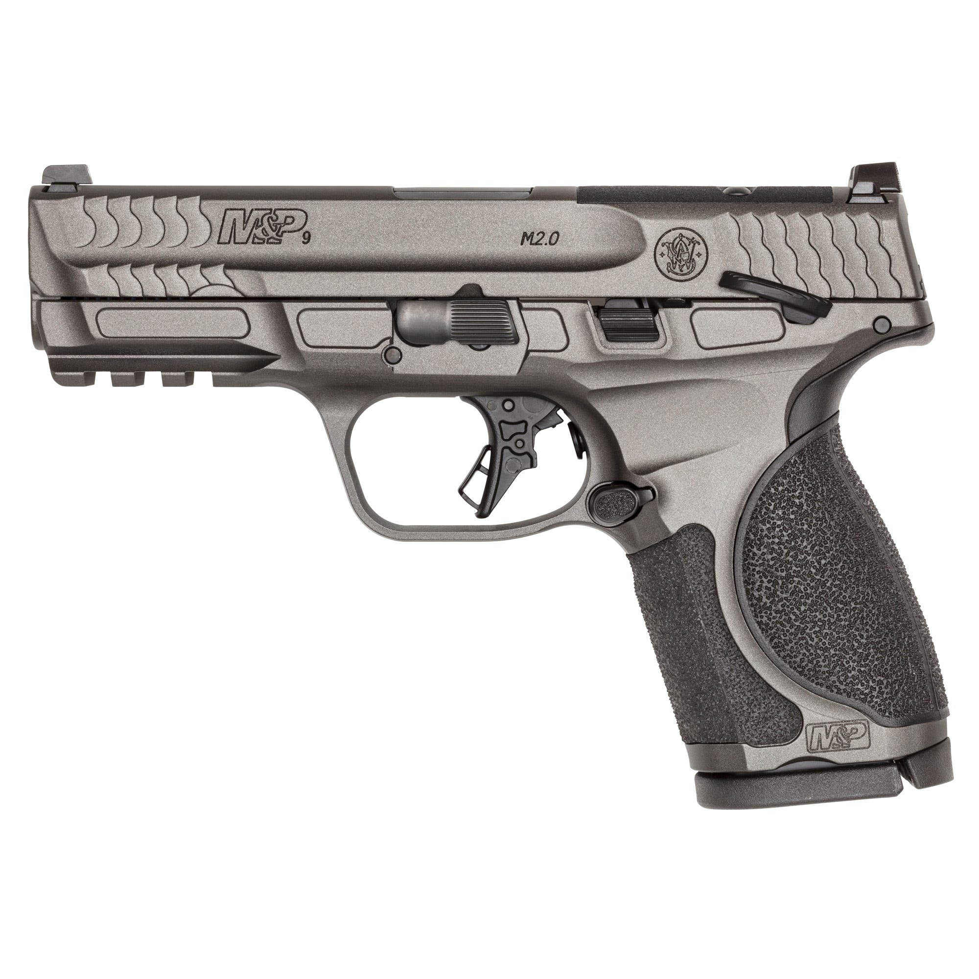 Smith & Wesson M&P 2.0 Metal 9mm 4" Barrel Optics Ready Thumb Safety 14103
