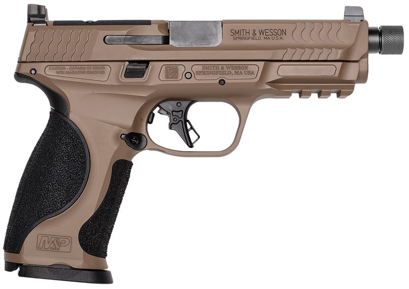 Smith & Wesson M&P 2.0 Metal FDE 9mm Threaded Barrel Optics Ready NTS 14163