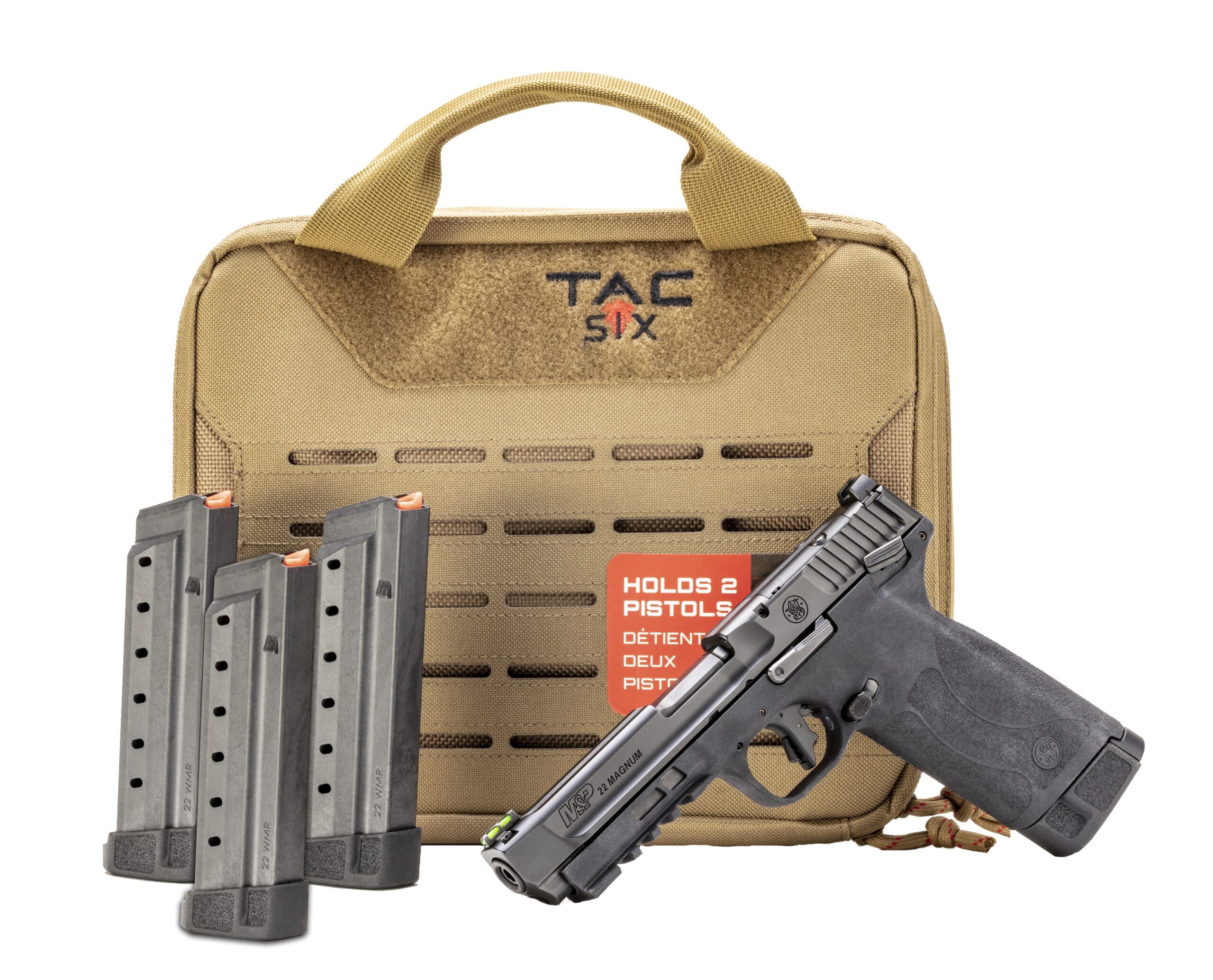 Smith & Wesson M&P 22 Mag Optics Ready 4- 30 Round Mags & Bag 14347