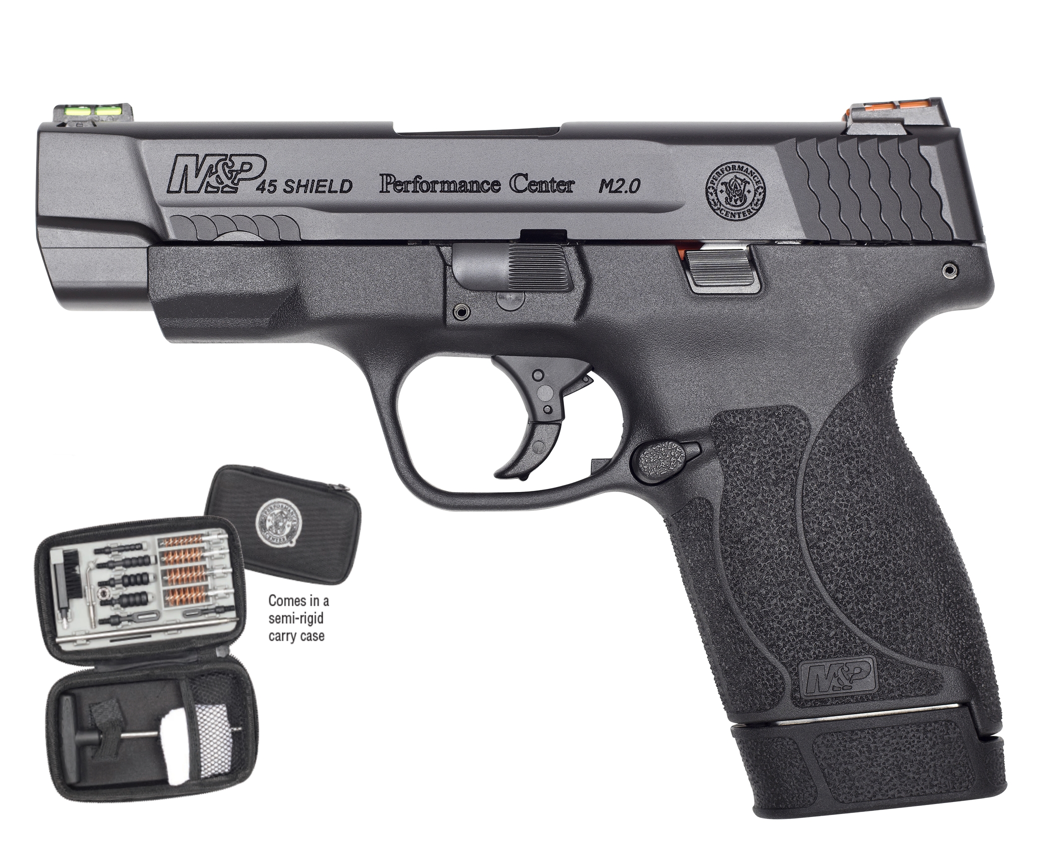 Smith & Wesson M&P 45 Shield M2.0 Performance Center 6 / 7 RD 45 ACP 4" 11864