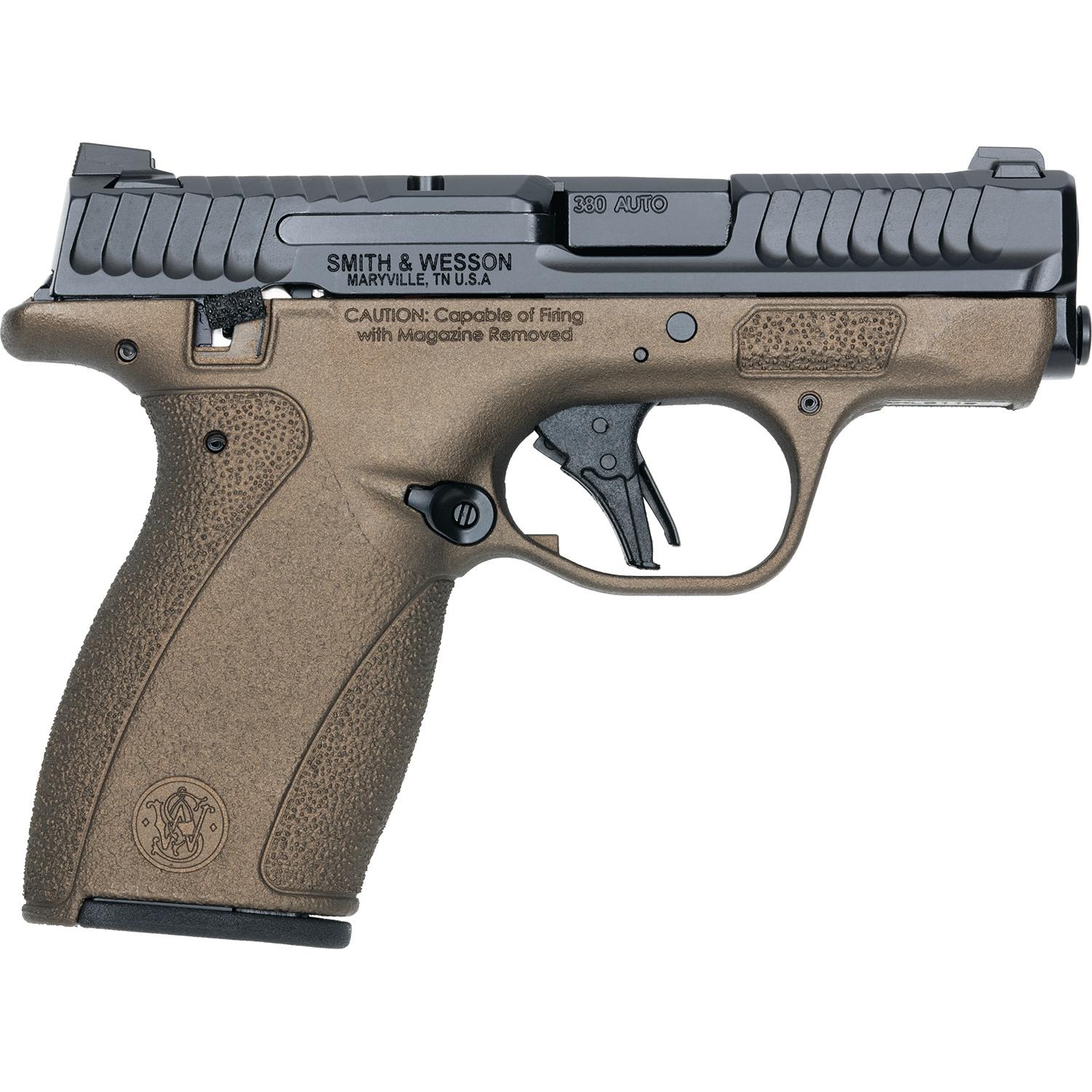 Smith & Wesson M&P Bodyguard 2.0 380 ACP Midnight Bronze 12 Round Capacity Thumb Safety 14667