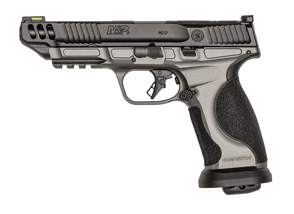 Smith & Wesson M&P M2.0 Competitor 9mm 10+1 5" Barrel Optic Ready Tungsten Gray 13717
