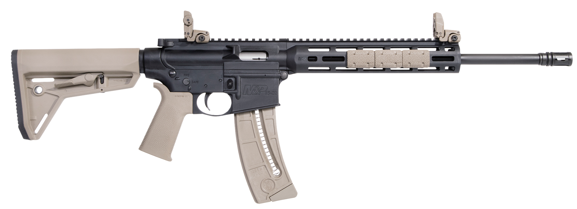 Smith & Wesson M&P15-22 22 LR FDE MOE SL 16" Barrel 10210