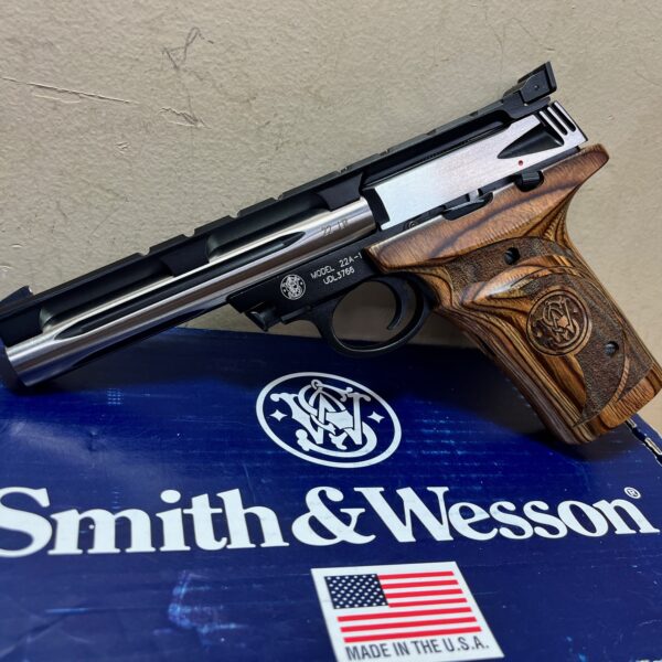 Smith & Wesson Model 22A-1 Target Pistol – .22 LR, 5.5" Barrel, Laminate Grips
