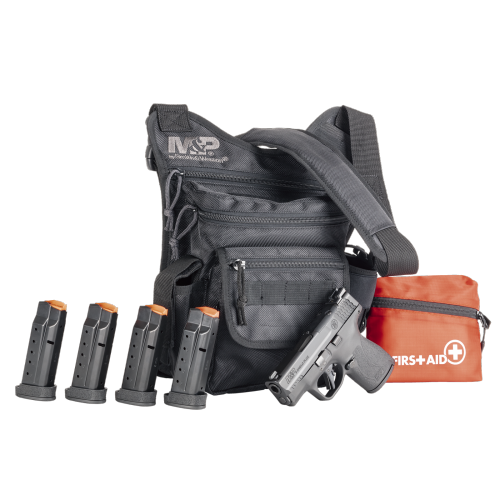 Smith & Wesson Shield Plus 9mm Bug Out Kit 4- Magazines 13593