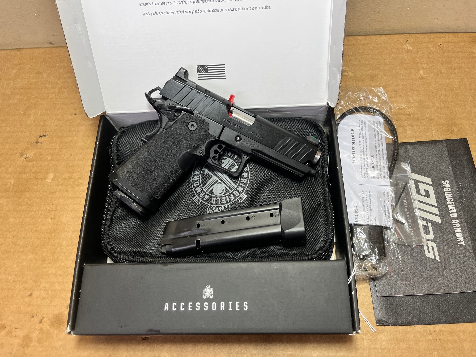 Springfield Armory 1911 DS Prodigy – 9mm, 4.25" Optics-Ready