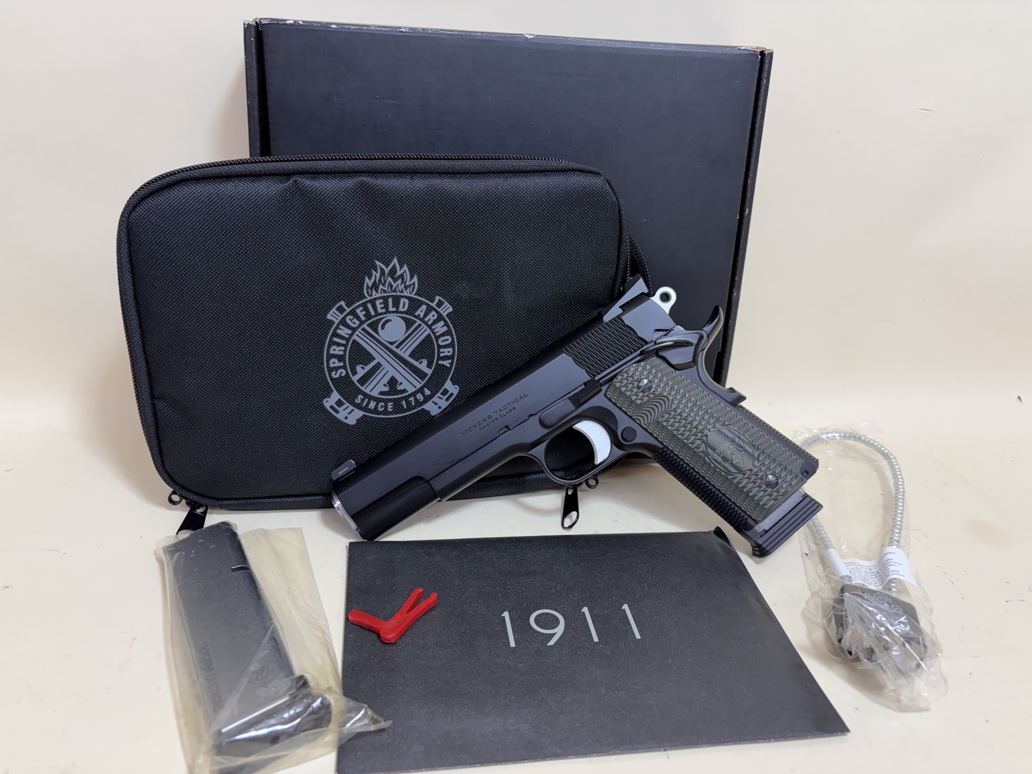 Springfield Armory 1911 Vickers Tactical Master Class .45 ACP – PC9108LAV, Lipsey’s Exclusive