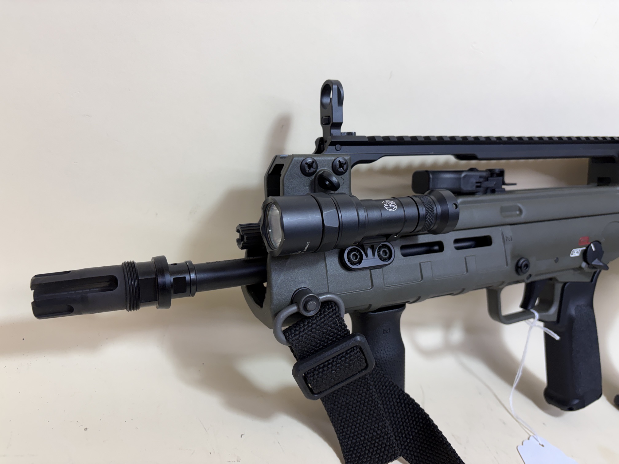 Springfield Armory Hellion 5.56 Bullpup Rifle OD Green – SureFire Light, Magpul Vertical Grip & Sling