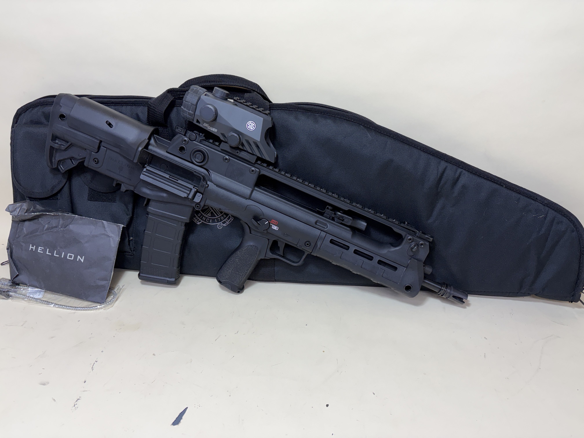 Springfield Armory Hellion Bullpup 5.56 NATO Black with SIG SAUER Bravo4 Optic & Soft Case