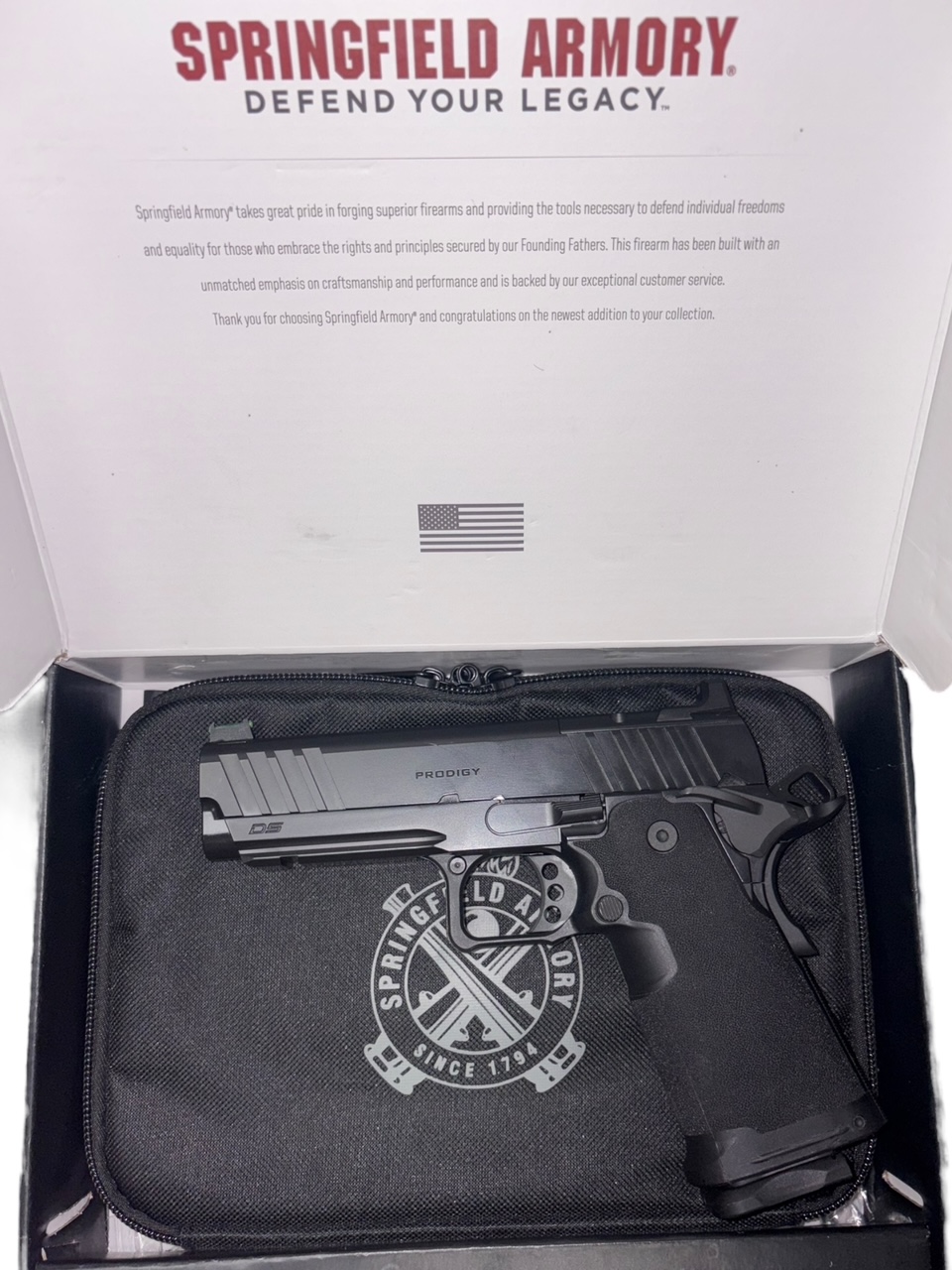Springfield Armory Prodigy 2011 double stack — 9mm (4.25") — Used