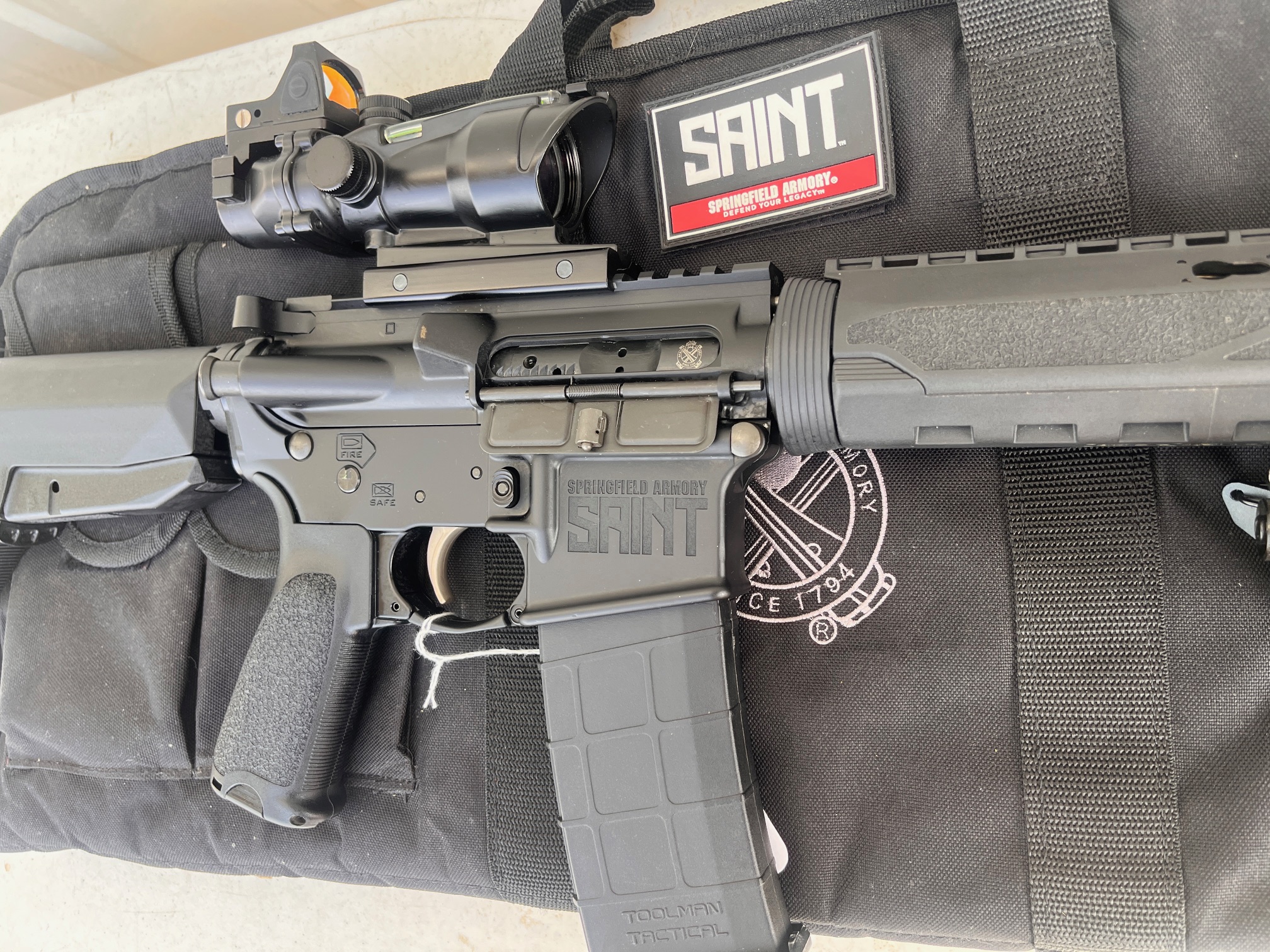 Springfield Armory Saint 556 AR-15 with extras