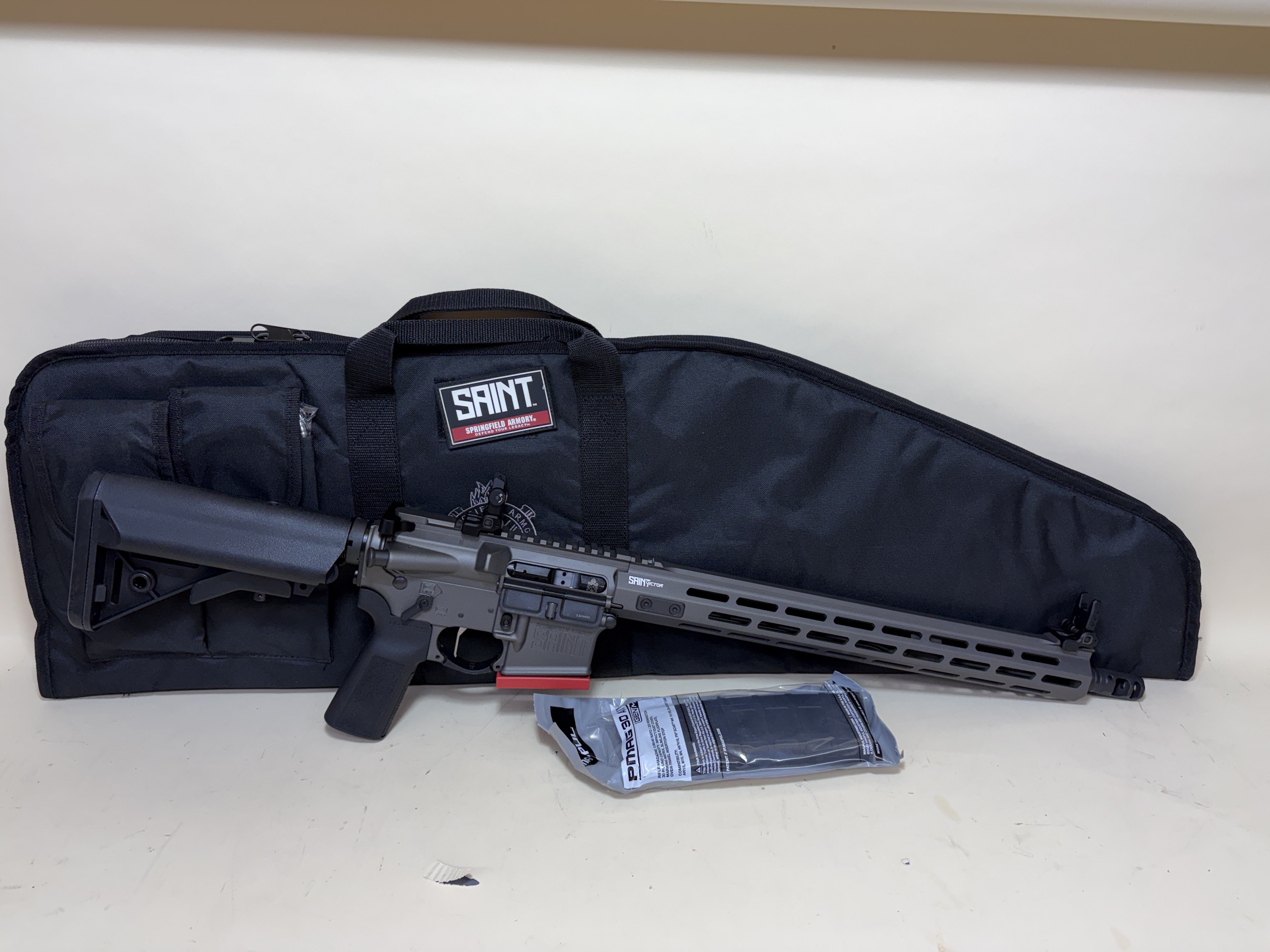 Springfield Armory SAINT Victor 5.56 NATO Tungsten Gray Rifle 16"
