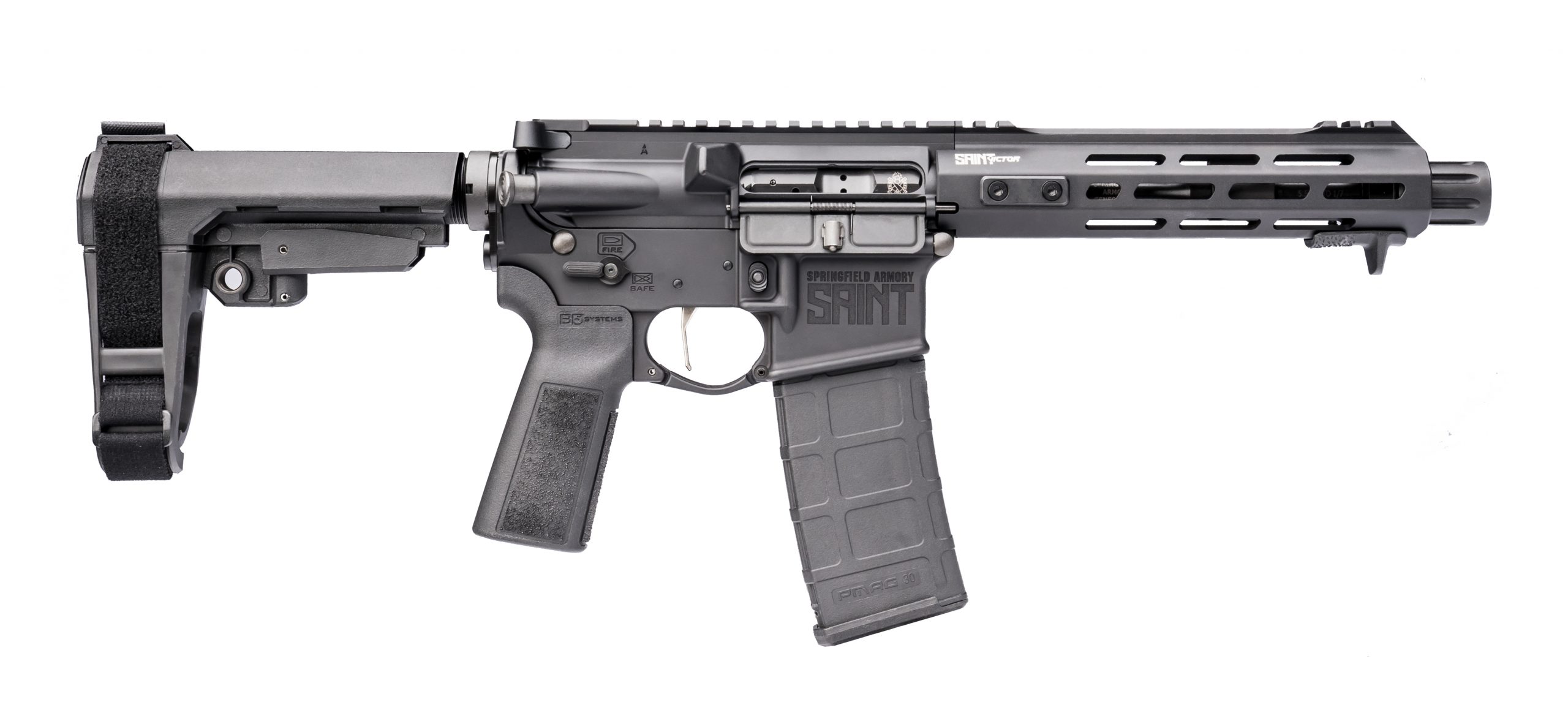 Springfield Armory Saint Victor 5.56 w/B5 Pistol Grip AR-15 Semi-Automatic Pistol #STV975556B-B5