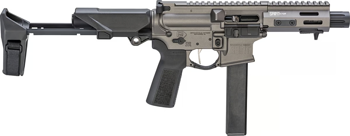 Springfield Armory Saint Victor PDW Tungsten 9mm 5.5" Barrel 32-Rounds