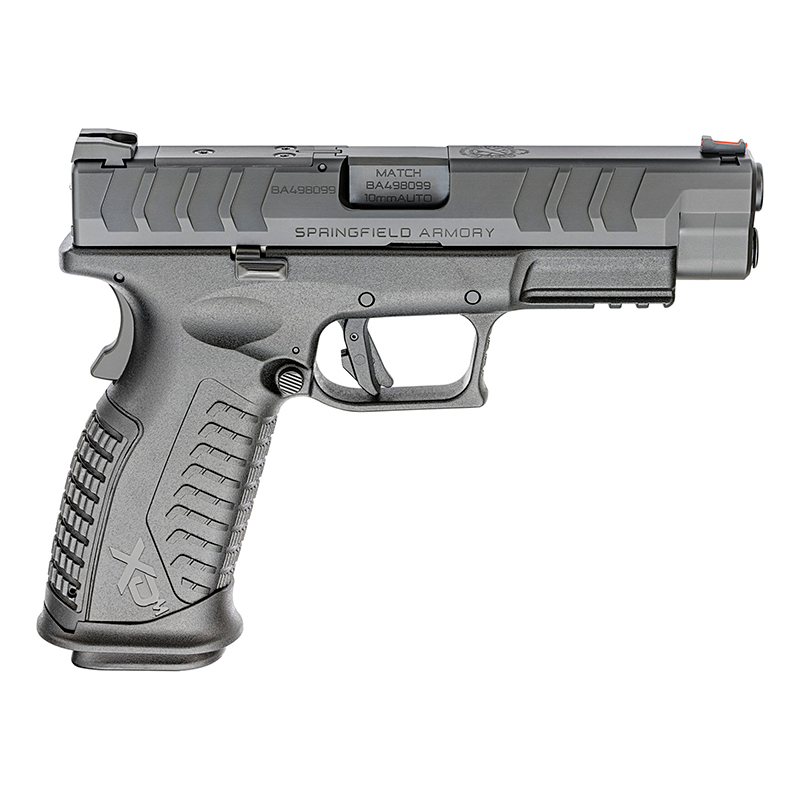 SPRINGFIELD ARMORY XD-M Elite OSP, 10mm, 4.5" Barrel, Fiber Optic Front/Tac Rack Rear Sights, Black, (2) 16-Rd
