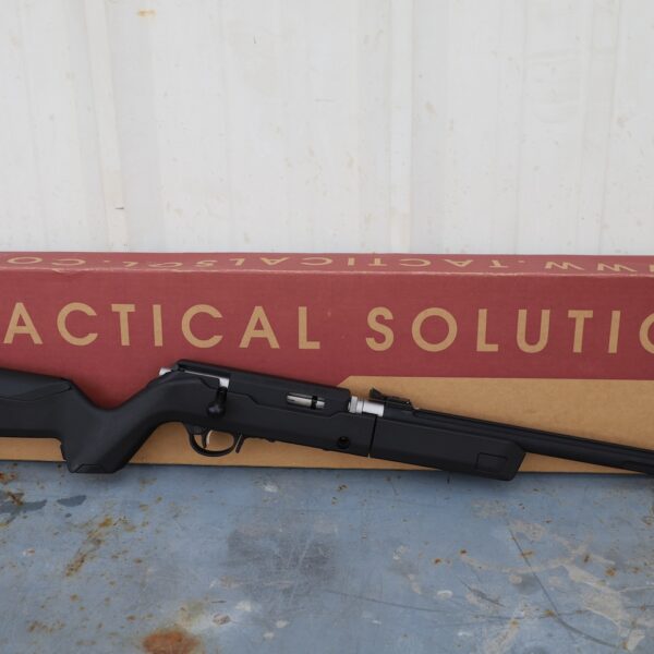 Tactical Solutions Owyhee Takedown .22 LR Rifle – 16.5" Threaded Barrel, Magpul X-22 Backpacker Stock, Black