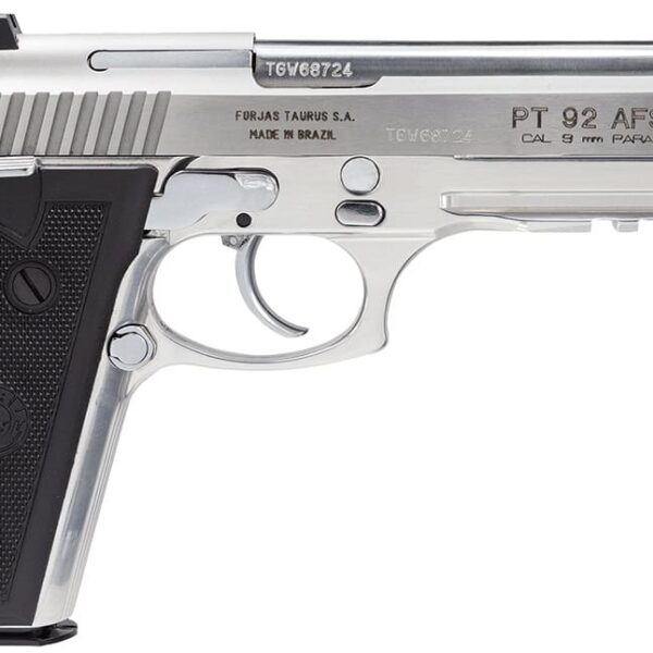 Taurus 1-920159-17 92 Serrated Frame 9mm Luger 17+1 5" Matte Stainless Steel Barrel, Matte Stainless Steel Serrated Slide, Stainless Aluminum Frame...