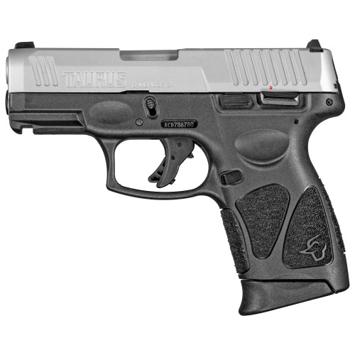 Taurus G3c 9mm, 3.26" Barrel, SS Slide/Black, Manual Safety, 12rd - Grab A Gun