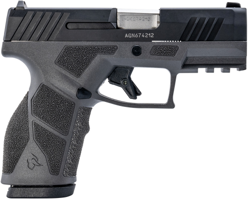 Taurus GX2 9mm ,3.37" Matte Stainless Steel Barrel, Matte Black Serrated Stainless Steel Slide, Gray Stainless Steel Frame Picatinny Rail, 13rd -...
