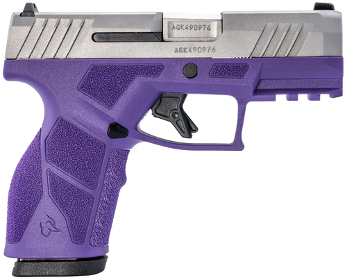 Taurus GX2 9mm,3.37" Matte Stainless Steel Barrel, Matte Serrated Stainless Steel Slide, Dark Purple Stainless Steel Frame Picatinny Rail, 13rd -...