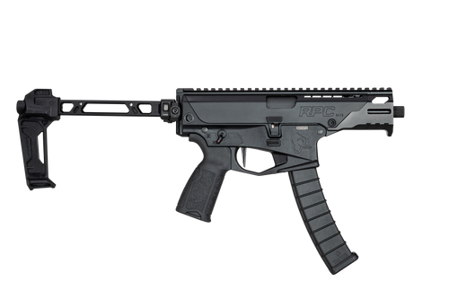Taurus RPC 9mm 32rd,4.50" Matte Black Threaded Barrel, Steel Receiver Picatinny Rail, M-Lok Handguard, Black S.I. Brace, Black Rubber Grip,... -...