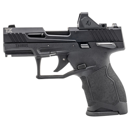 Taurus TX22 TORO Viridian 22 LR, 3.6" Threaded Barrel, 1/2X28 Thread Pitch, Anodized Black, Viridian RFX-11 3 MOA Green Dot Optic, 2x13rd - Grab A Gun