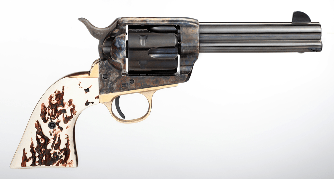 Taylors & Company 1873 Single Action Army 45 Colt 4.75" Barrel Stag Grips OG1409