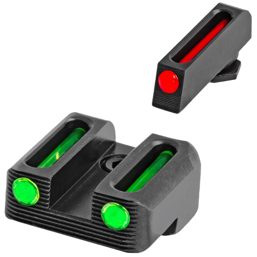 TRUGLO FIBER OPTIC SIGHT SET FOR GLOCK STANDARD FRAME GEN 1-5