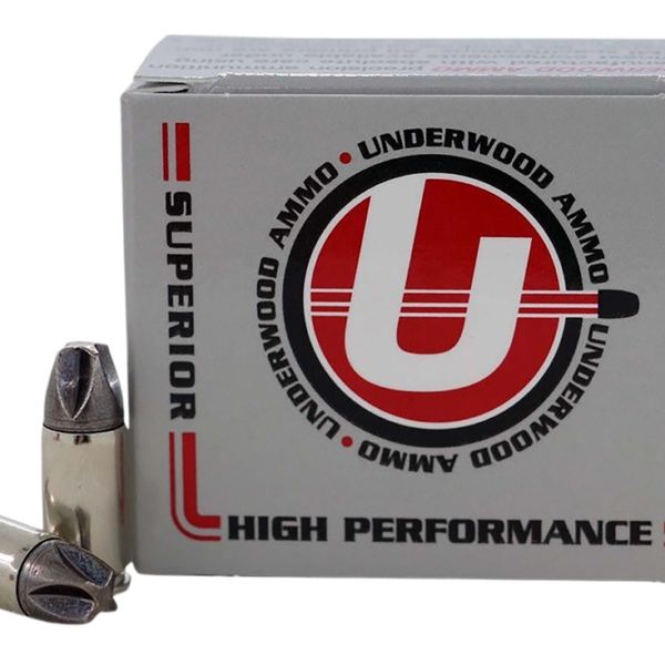 UNDERWOOD AMMO 876 XTREME DEFENSE PLATINUM 9MM+P 90 GR SOLID MONOLITHIC 20 RNDS