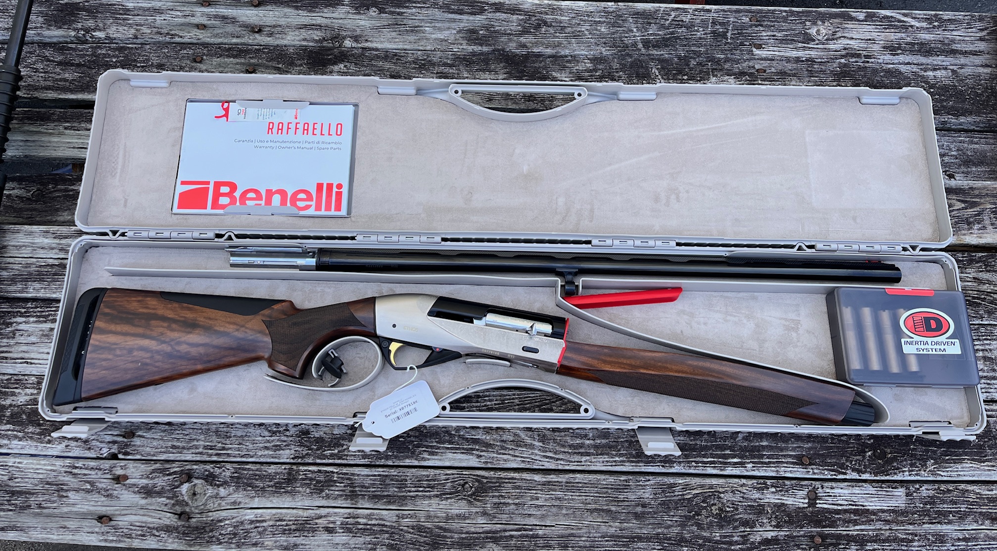 Used Benelli Ethos Field 20 GA 28" Satin Walnut Engraved 10472