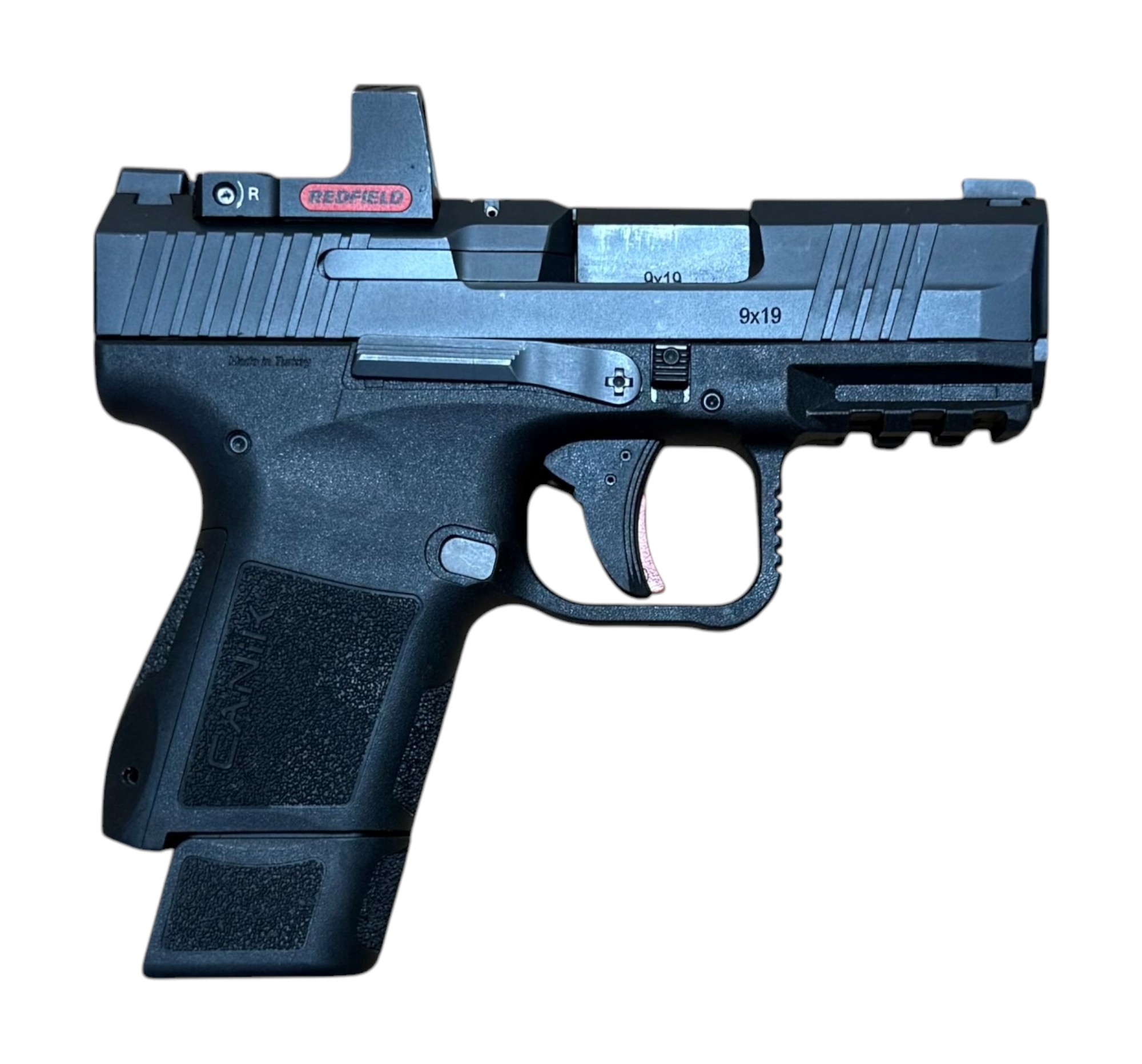 Used Canik Mete MC9 9mm W/ Redfield Red Dot 15 Round Capacity HG7620-N