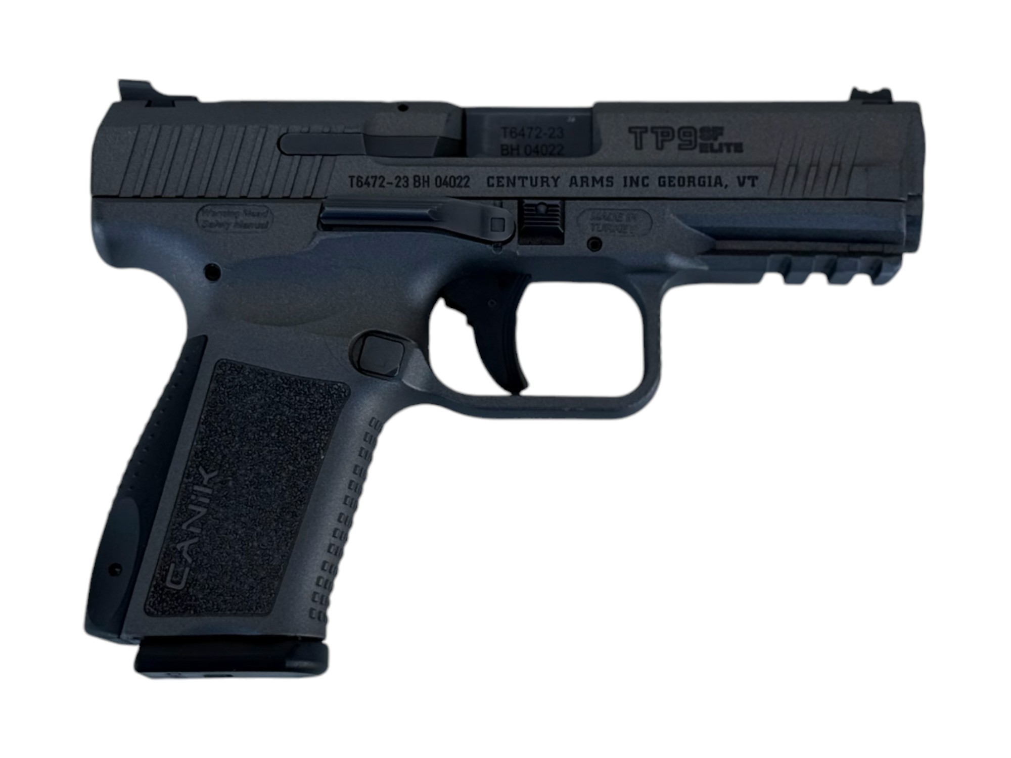 Used Canik TP9SF Elite 9mm Tungsten Grey 15 Round Capacity HG4869AT-N