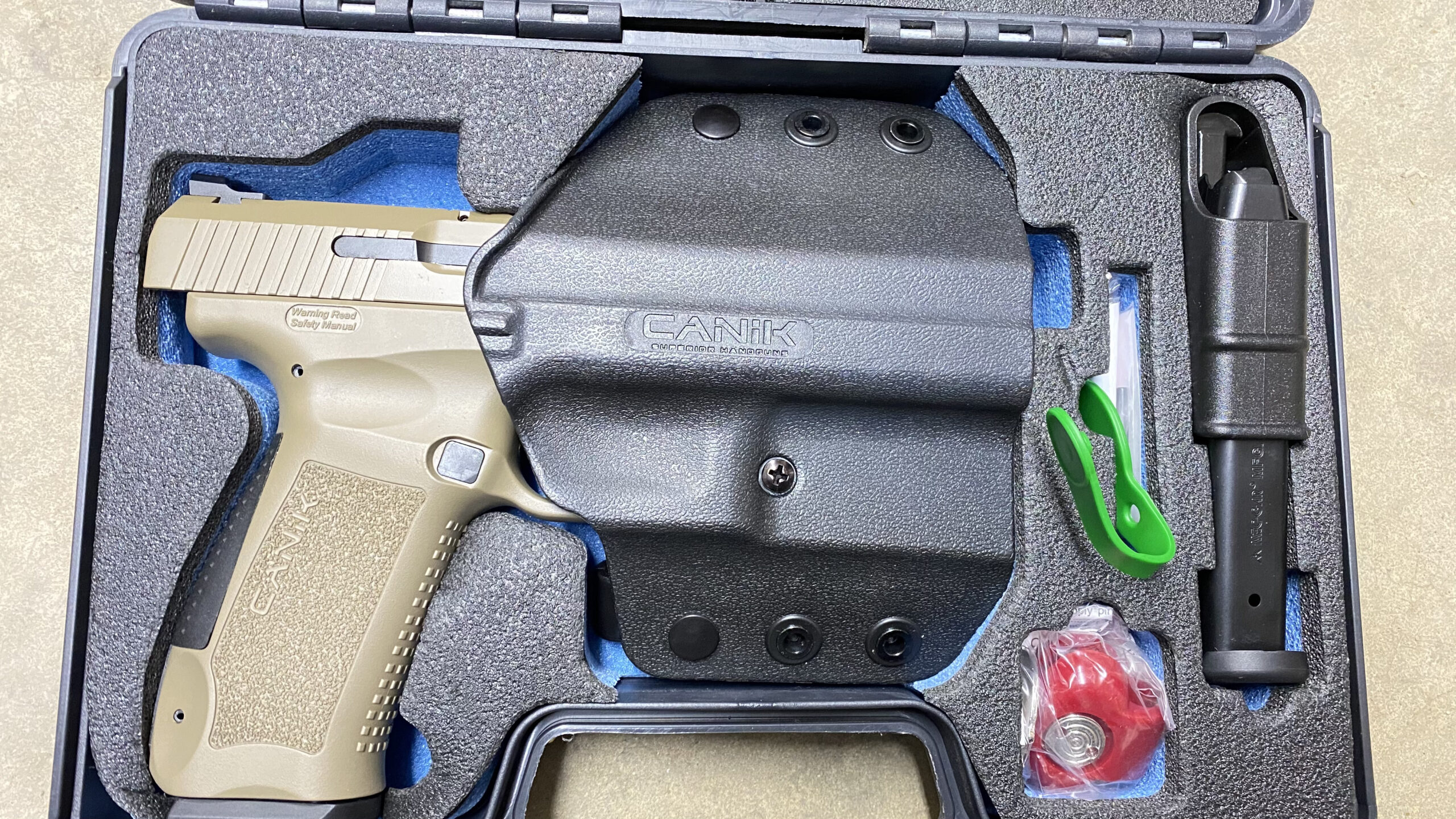 Used Canik TP9SF FDE 9mm Luger 2-18 rd Mags & Holster HG4865D-N