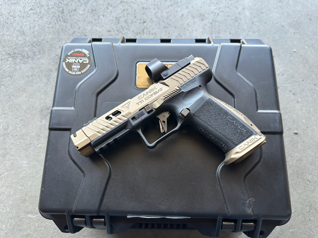 USED Canik TTI Combat 9mm Taran Tactical W/ M03 Red Dot 18 Round Capacity HG7854V-N