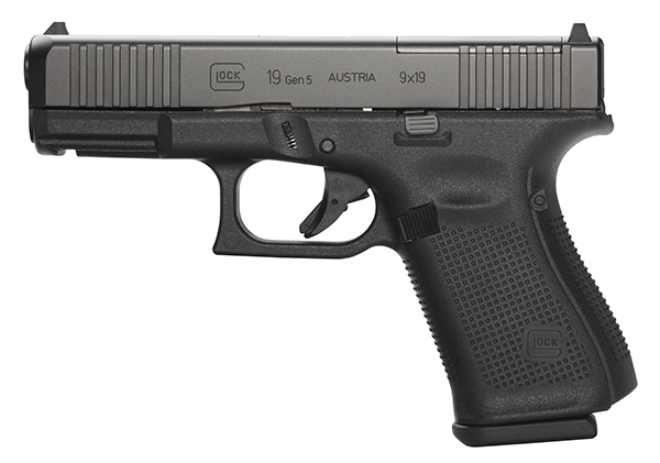 Used Glock 19 Gen 5 MOS 9mm Optics Ready Ameriglo Night Sights PA195S203MOS