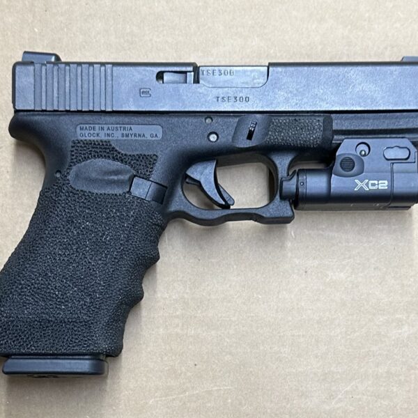 Used Glock 21 45 ACP G21 Fiber Optic Sights W/ Surefire XC2 Light/Laser