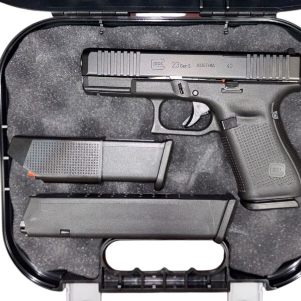 Used Glock 23 Gen 5 – .40 S&W Compact, 13+1 3 Mags Included