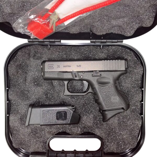 Used Glock 26 Gen 3 – 9mm Subcompact, 10+1, Factory Case, Ideal for Concealed Carry
