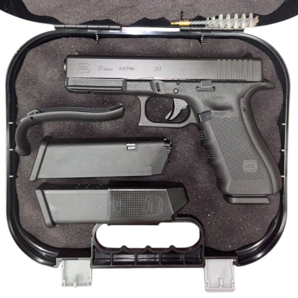 Used Glock 31 Gen 4 – .357 SIG, Full-Size Duty Pistol, 3 Mags, Case Included