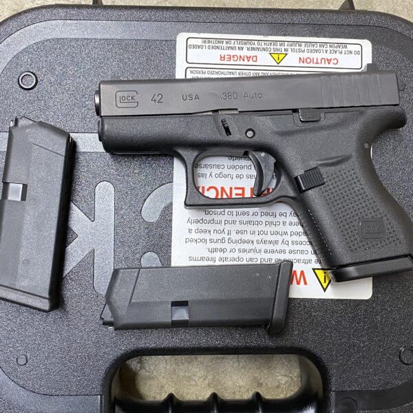 Used Glock 42 380 Auto G42 3-6 rd Mags